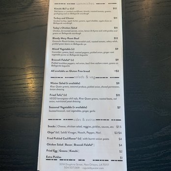 Capulet - Sandwiches Near Me - New Orleans, Louisiana