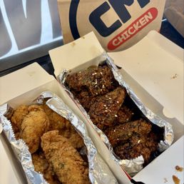 Regular tenders & garlic soy wings