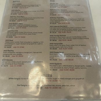 Miramonte Winery - Menu - Wineries Near Me - Temecula, California