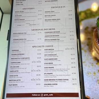 STL Cafe - Menu - Cafes Near Me - Miami, Florida STL Cafe - Menu - Cafes Near Me - Miami, Florida