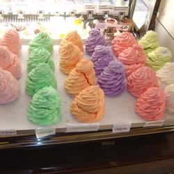 Pâtisserie Cubizol - Les meringues (barbe à papa, verveine, chewing gum, violette, coquelicot,...)
