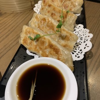 Ma Chinese Cuisine - Pork potstickers with vinegar soy sauce - Chinese Near Me - Saint Catharines, Ontario