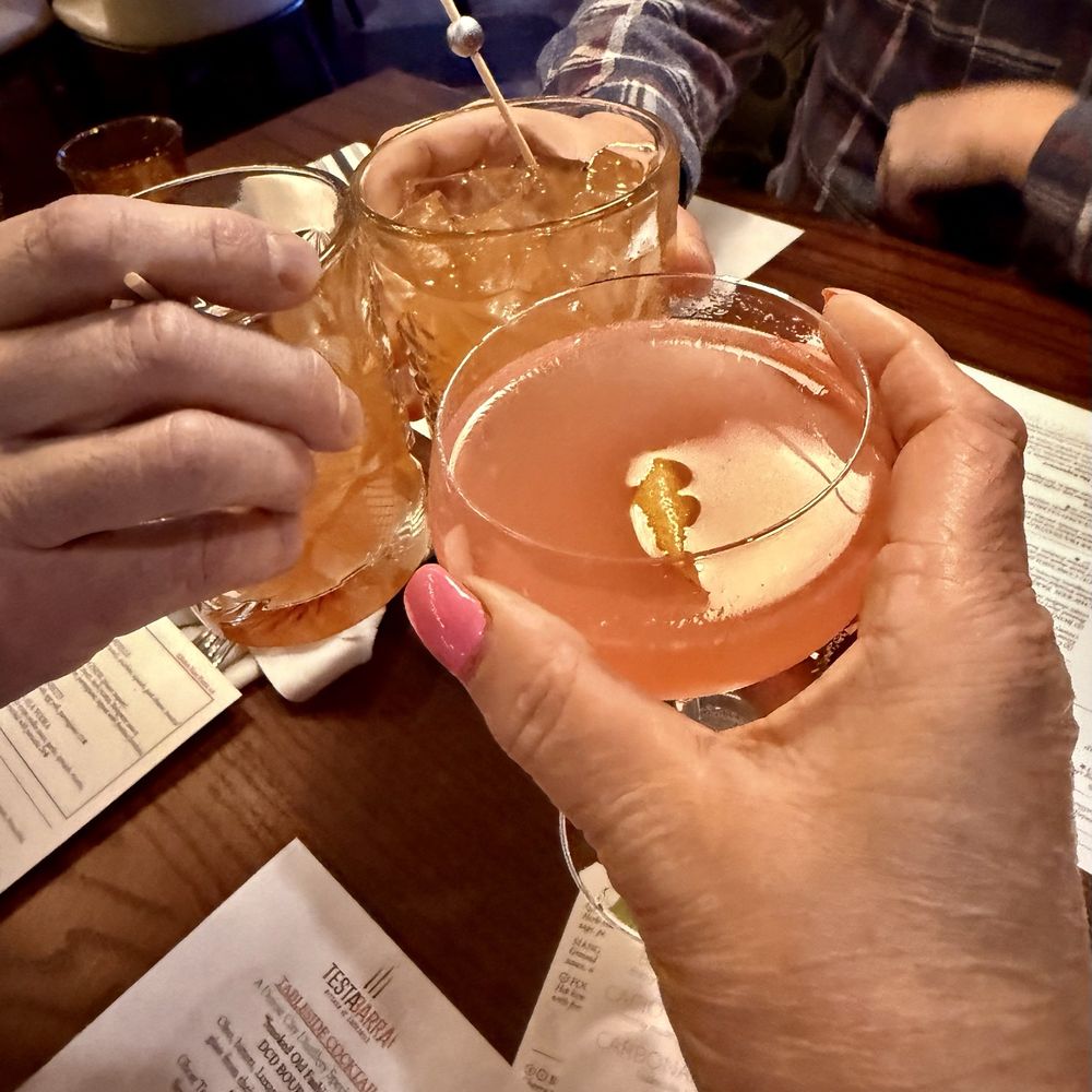 Testa Barra Kitchen & Cocktails - Cheers! Smoked old fashions! - Cocktail Bars Near Me - Macomb, Michigan Testa Barra Kitchen & Cocktails - Cheers! Smoked old fashions! - Cocktail Bars Near Me - Macomb, Michigan