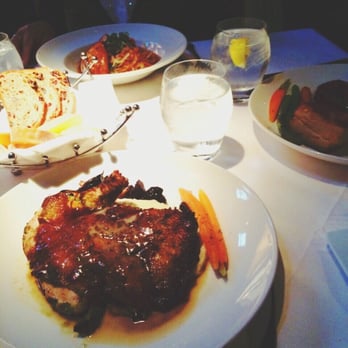 Parkway Grill - Rosemary chicken, angel hair pasta, and steak - New American Near Me - Pasadena, California