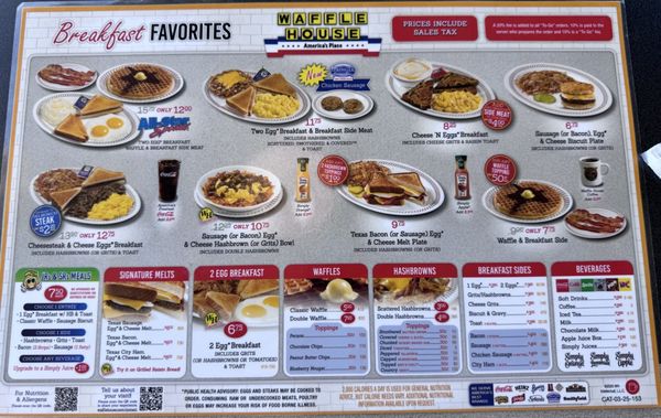Menu photo 1 Waffle House Grapevine, TX