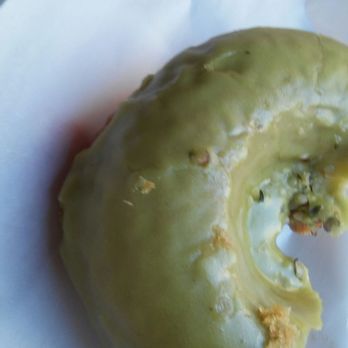 King Coffee - My half eaten vegan matcha donut..yummmmm - Coffee & Tea Near Me - Tempe, Arizona