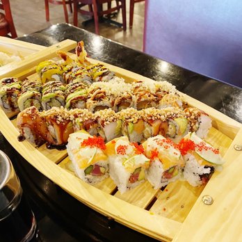 Red 88 Asian Bistro - Sushi in a boat - Sushi Bars Near Me - South Jordan, Utah Red 88 Asian Bistro - Sushi in a boat - Sushi Bars Near Me - South Jordan, Utah