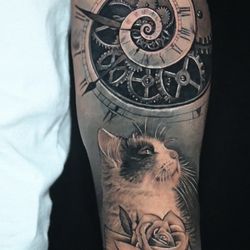 Half sleeve tattoo