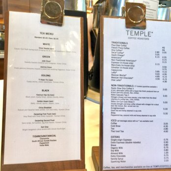 Temple Coffee - Menu options - Coffee & Tea Near Me - Sacramento, California Temple Coffee - Menu options - Coffee & Tea Near Me - Sacramento, California
