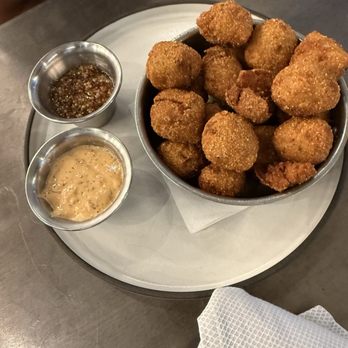Nest On Four - Jalapeno hush puppies - Sports Bars Near Me - Atlanta, Georgia Nest On Four - Jalapeno hush puppies - Sports Bars Near Me - Atlanta, Georgia