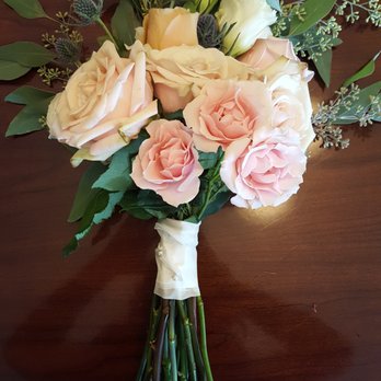 Flower Moxie - One of the beautiful nosegays our mothers carried. The flowers were gorgeous and arranged by my never-arranged-flowers-before bridesmaids! - Florists Near Me