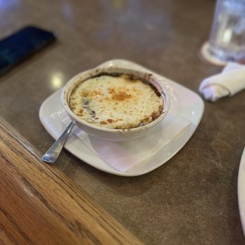 Sahm's Place - a cup of soup on a plate - American Near Me - Indianapolis, Indiana