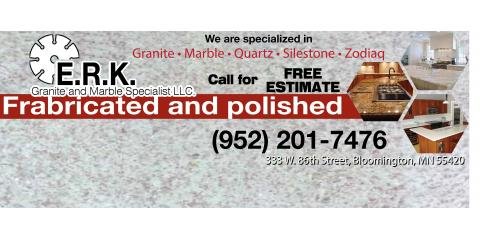 ERK Granite & Marble Specialist - countertop fabricator in Bloomington, MN