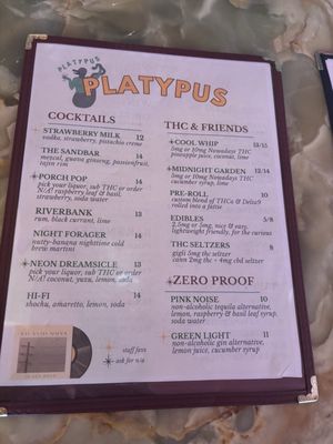 Menu photo 1 The Platypus Omaha, NE Menu photo 1 The Platypus Omaha, NE
