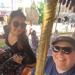 Prince Charming Regal Carrousel - Sisters on horses