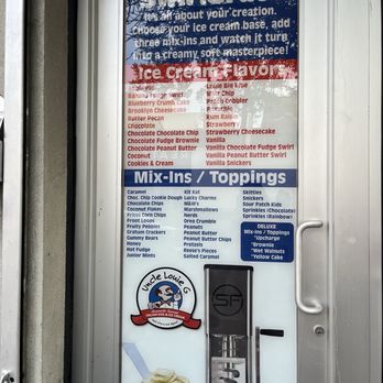 Uncle Louie G - Menu - Ice Cream & Frozen Yogurt Near Me - Astoria, New York Uncle Louie G - Menu - Ice Cream & Frozen Yogurt Near Me - Astoria, New York