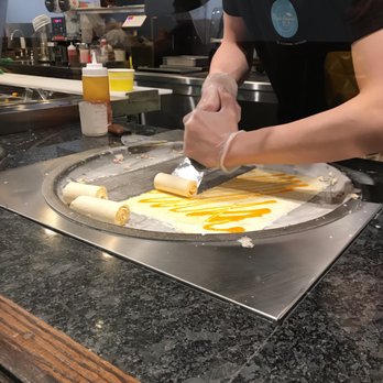 Wali Dessert - Rolled mango ice cream - really well made - Ice Cream & Frozen Yogurt Near Me - Columbus, Ohio Wali Dessert - Rolled mango ice cream - really well made - Ice Cream & Frozen Yogurt Near Me - Columbus, Ohio