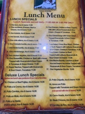 Menu photo 3 El Caporal Mexican Restaurant North Bend, WA Menu photo 3 El Caporal Mexican Restaurant North Bend, WA