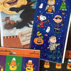 Hills Hallmark Shop - Bustin' out the snail stamps n stickers Halloween, 2015