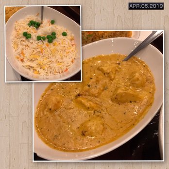 Benares - Chicken Shahi Korma and it comes with rice ($19) - Indian Near Me - New York, New York Benares - Chicken Shahi Korma and it comes with rice ($19) - Indian Near Me - New York, New York
