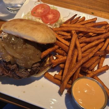 Hula's Modern Tiki - High Street - Hula burger with sweet potato fries - Hawaiian Near Me - Phoenix, Arizona Hula's Modern Tiki - High Street - Hula burger with sweet potato fries - Hawaiian Near Me - Phoenix, Arizona