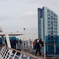 Liverpool Cruise Terminal - Blick auf Liverpool.  .wow