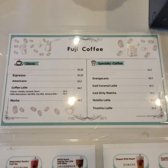 Fuji Tea - Menu - Bubble Tea Near Me - Katy, Texas
