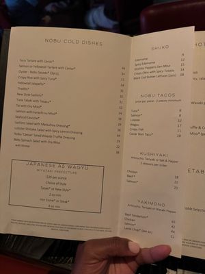 Menu photo 6 Nobu New Orleans, LA