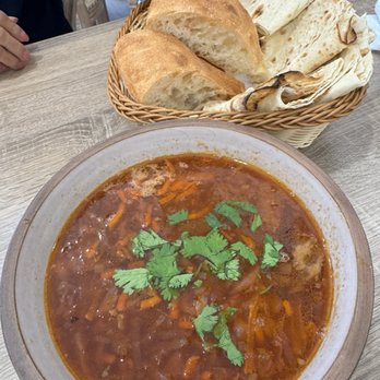 Restaurant Areni - The Borcht with fresh bread hit the spot! - Russian Near Me - Sherman Oaks, California Restaurant Areni - The Borcht with fresh bread hit the spot! - Russian Near Me - Sherman Oaks, California
