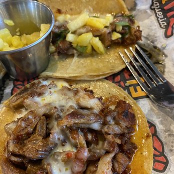El Tizoncito - Al pastor with cheese - Mexican Near Me - Dallas, Texas El Tizoncito - Al pastor with cheese - Mexican Near Me - Dallas, Texas