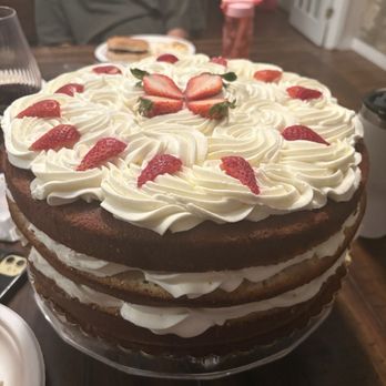 Sweet Thyme Kitchen - Strawberry shortcake cake - New American Near Me - Abilene, Texas
