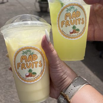 Mad Fruits - Pineapple Cream and Cucumber lime refresher - Food Trucks Near Me - Kahuku, Hawaii