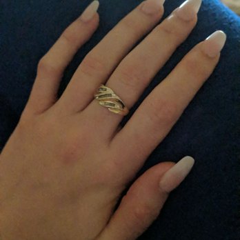 T Nails & Spa - Ombre pink to white, coffin shape nails. - Nail Salons Near Me - Austin, Texas T Nails & Spa - Ombre pink to white, coffin shape nails. - Nail Salons Near Me - Austin, Texas