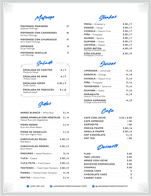 Menu photo 6 La Margarita Cocina Latina St. Cloud, FL Menu photo 6 La Margarita Cocina Latina St. Cloud, FL