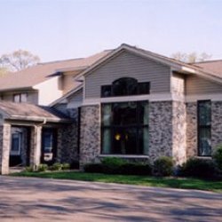 The Oaks - Entry area with large window to dining area.