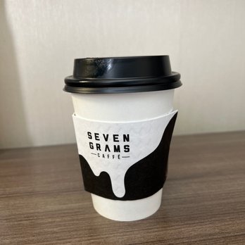 Seven Grams Caffe - Large latte with Oatmilk - Coffee & Tea Near Me - New York, New York