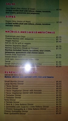 Menu photo 5 Javi's Burritos Glen Ellyn, IL