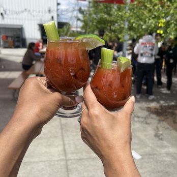 Caboose Commons - Bloody Mary with Tito's - Breweries Near Me - Fairfax, Virginia