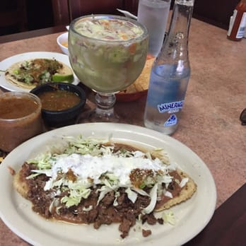 Las Palmas - Huarache de carne asada and the aguachiles. Ask for their hot habanero salsa. Excellent - Mexican Near Me - San Dimas, California