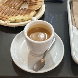 Sandwich with espresso Sandwich with espresso
