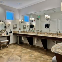 Essentials Medispa & Salon - Freshen up after your massage in our Vanity Area