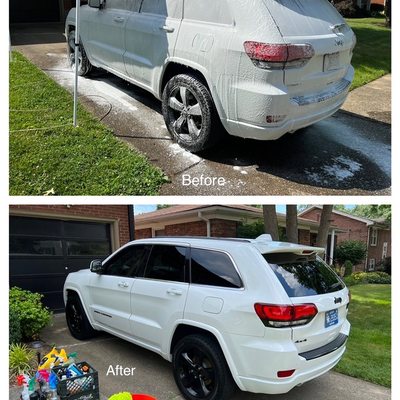 Recent Work - Exterior & Interior - Here are a few reasons to consider us for your upcoming detailing services:
-----
• Full-Service Mobile Detailing
We handle both interior and exterior detailing at your location, saving you time and effort.
• Affordable Packages
Get high quality detailing at budget friendly prices with no hidden fees. (msg for an immediate response)
• Convenient Scheduling
We work around your availability mornings, evenings, and weekends included.
• We Come to You
Home, office, or anywhere you need us no need to travel or wait at a shop.
• Top-to-Bottom Cleaning
From hand washing and waxing to vacuuming and deep interior cleaning, we cover it all.
• Fast Turnaround
Most full-service details are completed the same day, often in just a few hours (around 1-3).
• High-Quality Products
We use premium, eco-friendly products that protect your car’s surfaces and your health.
• Attention to Detail
Our name says it all. We focus on the little things to deliver a showroom quality finish.
• Reliable & Friendly Team
Expect punctual, professional service from a team that genuinely cares about your satisfaction. Recent Work - Exterior & Interior - Here are a few reasons to consider us for your upcoming detailing services:
-----
• Full-Service Mobile Detailing
We handle both interior and exterior detailing at your location, saving you time and effort.
• Affordable Packages
Get high quality detailing at budget friendly prices with no hidden fees. (msg for an immediate response)
• Convenient Scheduling
We work around your availability mornings, evenings, and weekends included.
• We Come to You
Home, office, or anywhere you need us no need to travel or wait at a shop.
• Top-to-Bottom Cleaning
From hand washing and waxing to vacuuming and deep interior cleaning, we cover it all.
• Fast Turnaround
Most full-service details are completed the same day, often in just a few hours (around 1-3).
• High-Quality Products
We use premium, eco-friendly products that protect your car’s surfaces and your health.
• Attention to Detail
Our name says it all. We focus on the little things to deliver a showroom quality finish.
• Reliable & Friendly Team
Expect punctual, professional service from a team that genuinely cares about your satisfaction.