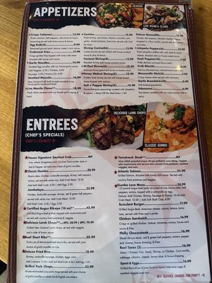 Menu photo 2 Hook & Reel Cajun Seafood & Bar Sacramento, CA Menu photo 2 Hook & Reel Cajun Seafood & Bar Sacramento, CA