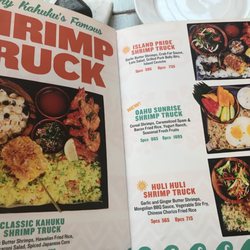 Johnny Kahuku's Hawaiian Shrimp House - Shrimp truck menu