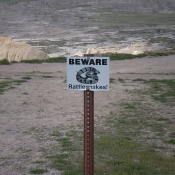 Badlands National Park - Watch for rattlesnakes - Parks Near Me - Interior, South Dakota Badlands National Park - Watch for rattlesnakes - Parks Near Me - Interior, South Dakota