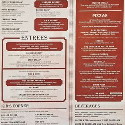The RailYard - Summer 2024 menu