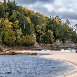 Pictured Rocks National Lakeshore Miner's Castle/Beach - Miner's Beach