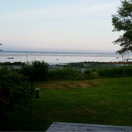 View from our own private porch in the captains cabin