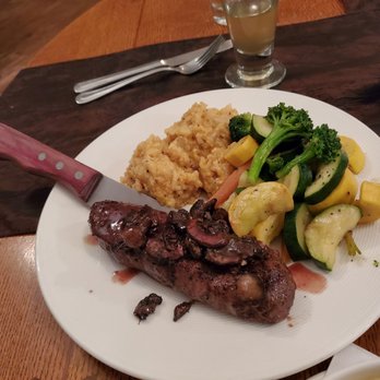 The Wild Mare - Steak with risotto - Steakhouses Near Me - Corvallis, Montana The Wild Mare - Steak with risotto - Steakhouses Near Me - Corvallis, Montana