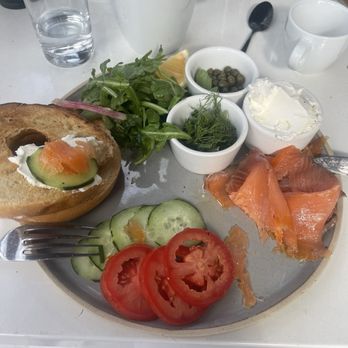 Milligram  - Smoked Salmon Bagel - Cafes Near Me - Costa Mesa, California
